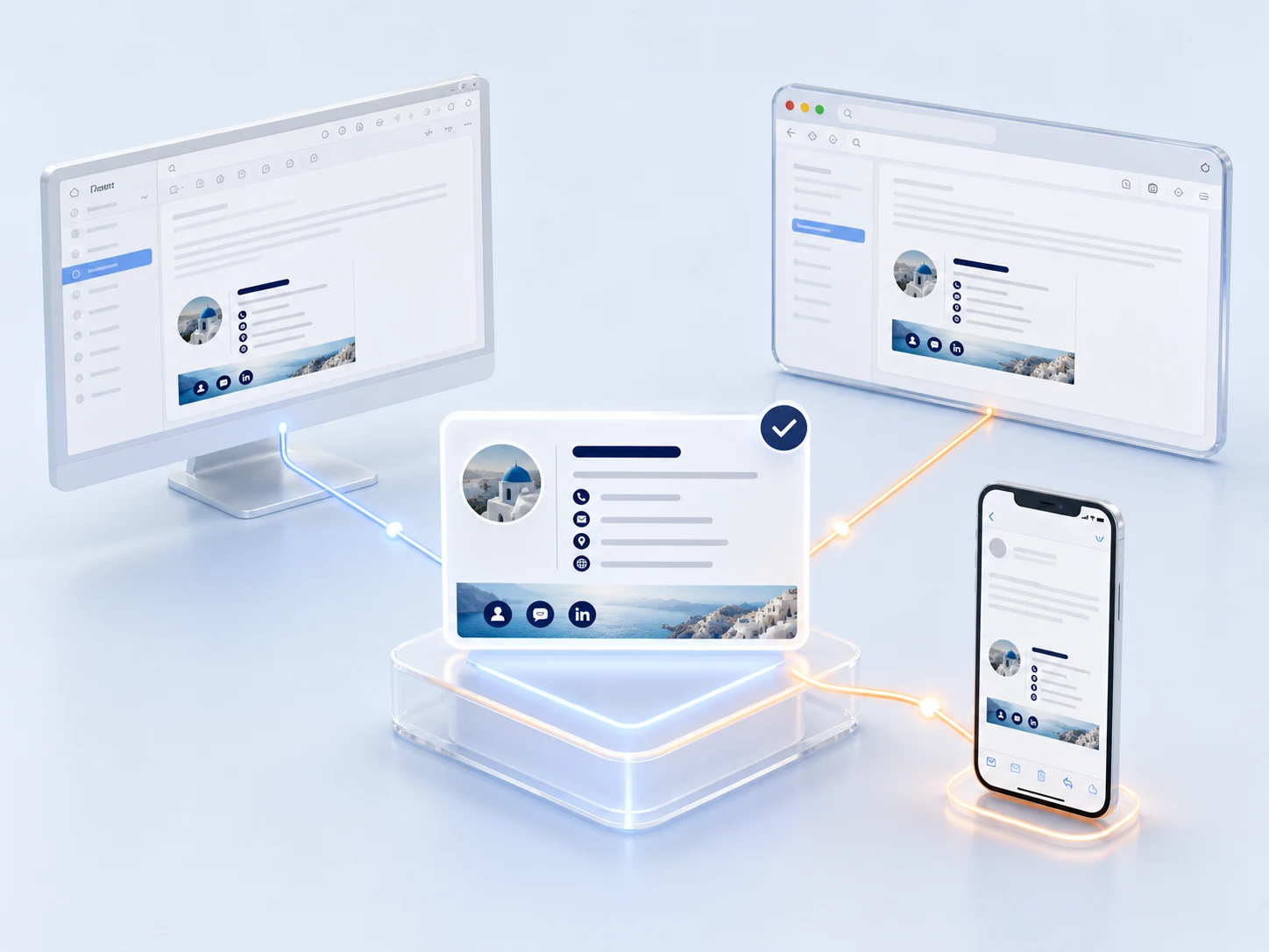 Mailmyra live preview across desktop and mobile